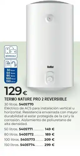 BigMat Termo nature pro 2 reversible oferta