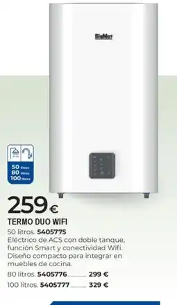 BigMat Termo duo wifi oferta