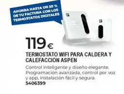BigMat Termostato wifi para caldera y calefacción aspen oferta
