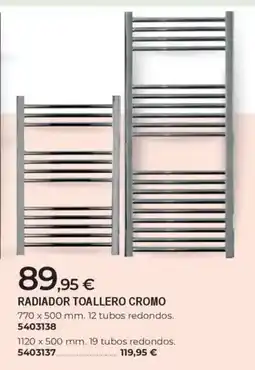 BigMat Radiador toallero cromo oferta