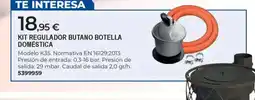 BigMat Kit regulador butano botella doméstica oferta