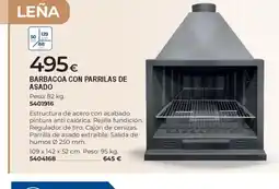 BigMat Barbacoa con parrilas de asado oferta