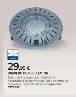 BigMat Brasero con reflector oferta