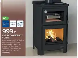 BigMat Estufa con horno y cocina oferta