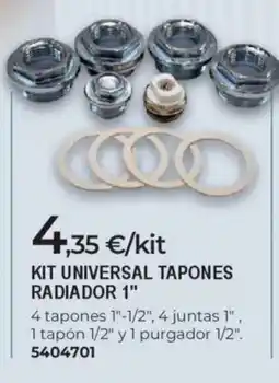 BigMat Kit universal tapones radiador 1" oferta