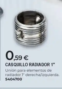 BigMat Casquillo radiador 1" oferta