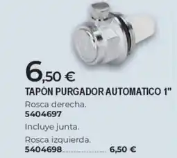 BigMat Tapón purgador automatico 1" oferta