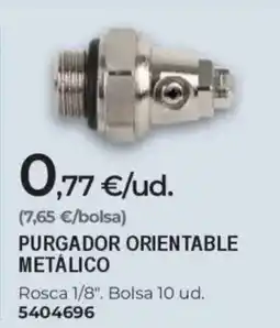 BigMat Purgador orientable metálico oferta