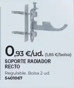 BigMat Soporte radiador recto oferta