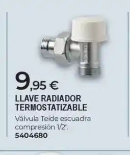 BigMat Llave radiador termostatizable oferta