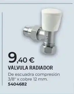 BigMat Válvula radiador oferta