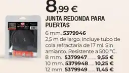BigMat Junta redonda para puertas oferta