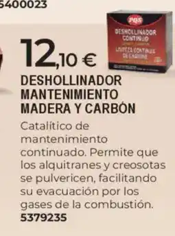BigMat Deshollinador mantenimiento madera y carbón oferta
