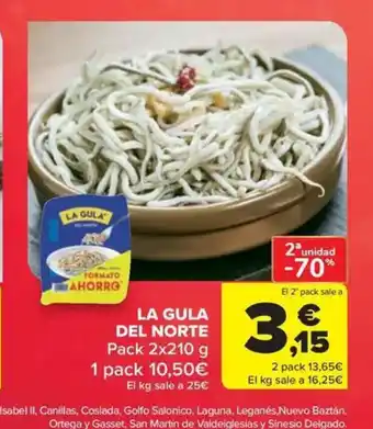 Carrefour Market LA GULA DEL NORTE oferta