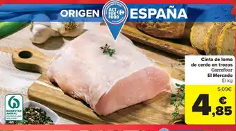 Carrefour Market CARREFOUR Cinta de lomo de cerdo en trozos oferta