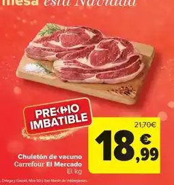 Carrefour Market CARREFOUR Chuletón de vacuno oferta