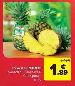 Carrefour Market DEL MONTE Piña oferta