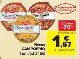 Carrefour Market CAMPOFRÍO Pizzas oferta