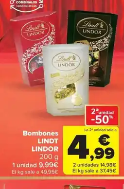 Carrefour Market LINDT LINDOR Bombones oferta