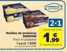 Carrefour Market DaNONE Natillas de proteínas oferta
