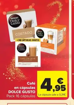 Carrefour Market DOLCE GUSTO Café en cápsulas oferta