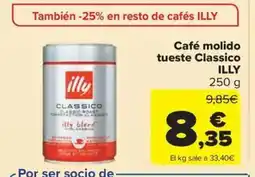 Carrefour Market ILLY Café molido tueste Classico oferta
