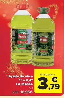 Carrefour Market LA MASÍA Aceite de oliva oferta