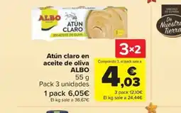 Carrefour Market ALBO Atún claro en aceite de oliva oferta