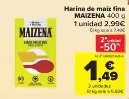 Carrefour Market MAIZENA Harina de maíz fina oferta