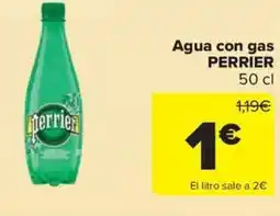 Carrefour Market PERRIER Agua con gas oferta