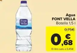 Carrefour Market FONT VELLA Agua oferta
