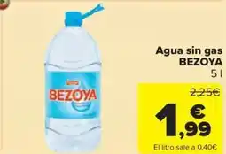 Carrefour Market BEZOYA Agua sin gas oferta