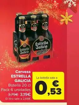 Carrefour Market ESTRELLA GALICIA Cerveza oferta