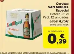 Carrefour Market SAN MIGUEL Cerveza oferta