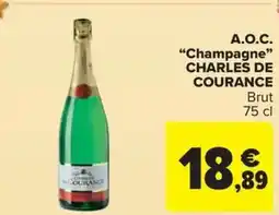 Carrefour Market CHARLES DE COURANCE A.O.C. Champagne oferta