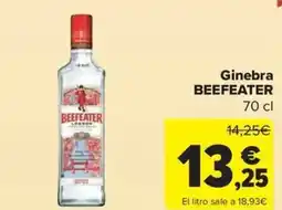 Carrefour Market BEEFEATER Ginebra oferta