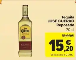 Carrefour Market JOSÉ CUERVO Tequila Reposado oferta
