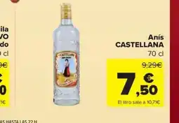 Carrefour Market CASTELLANA Anís oferta