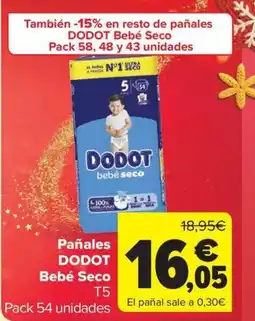 Carrefour Market DODOT Pañales oferta
