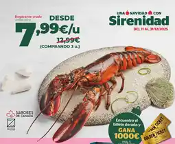 La Sirena Bogavante crudo oferta