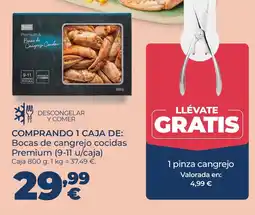 La Sirena Bocas de cangrejo cocidas Premiu oferta