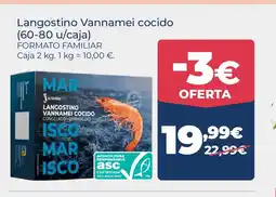 La Sirena Langostino Vannamei cocido oferta