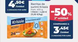 La Sirena KRISSIA Barritas de surimi oferta