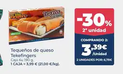La Sirena Tequeños de queso Tekefingers oferta