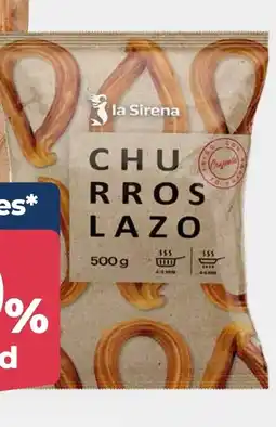 La Sirena Churros lazo oferta