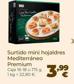 La Sirena Surtido mini hojaldres Mediterráneo Premium oferta