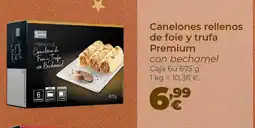 La Sirena Canelones rellenos de foie y trufa Premium oferta
