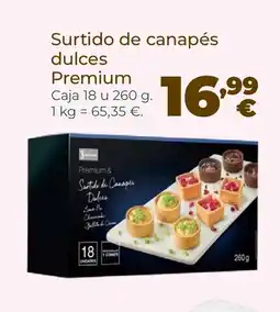 La Sirena Surtido de canapés dulces Premium oferta