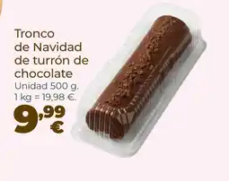 La Sirena Tronco de Navidad de turrón de chocolate oferta