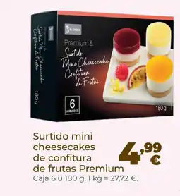 La Sirena Surtido mini cheesecakes de confitura de frutas Premium oferta